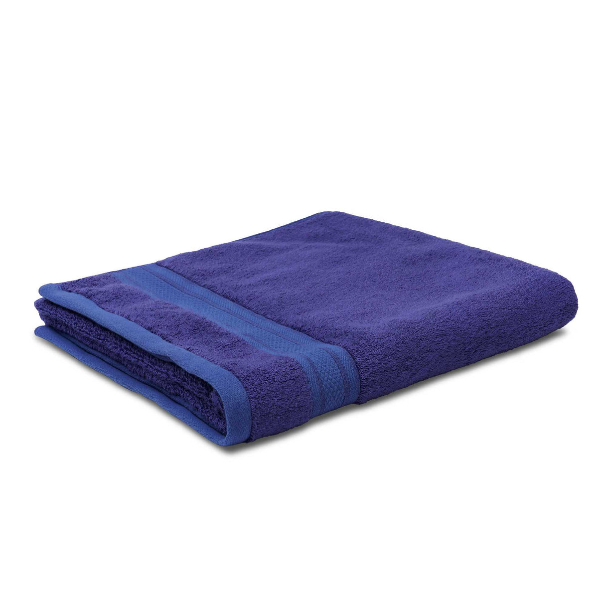 Dark blue bamboo bath towel