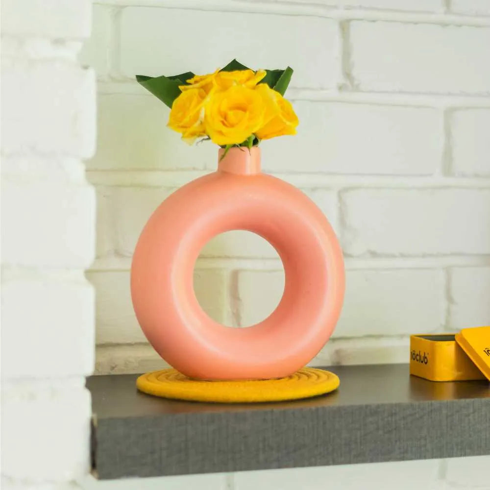 Ceramic Donut Vase | Set of 2