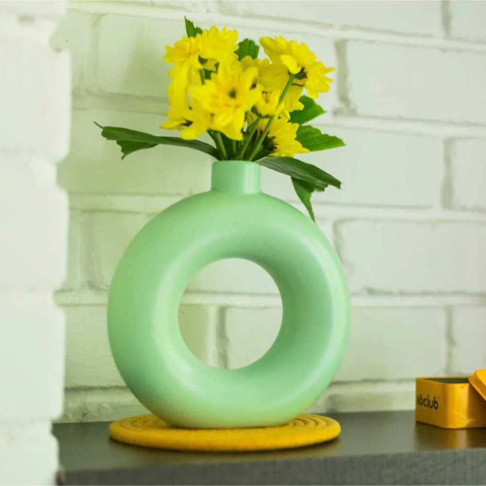 Donut Ceramic Vase