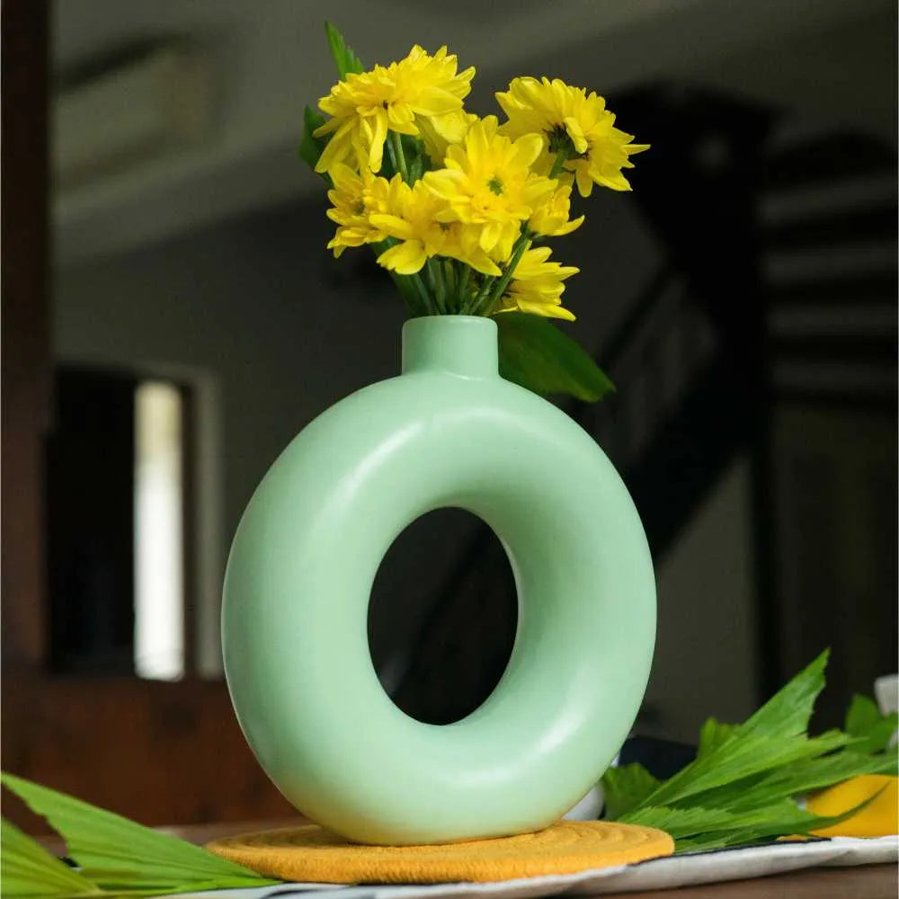 Ceramic Donut Vase | Set of 2