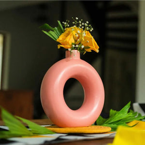 Ceramic Donut Vase | Set of 2