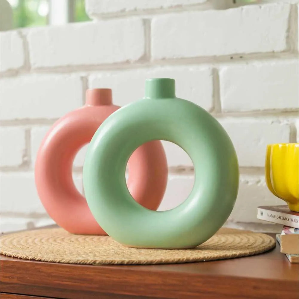 Donut Ceramic Vase