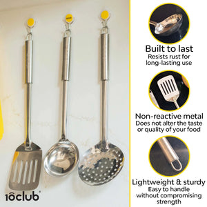 Stainless Steel Cooking Essentials |  5Pc Kitchen Tool Set