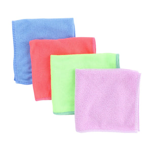 4pc multicolour cleaning cloth