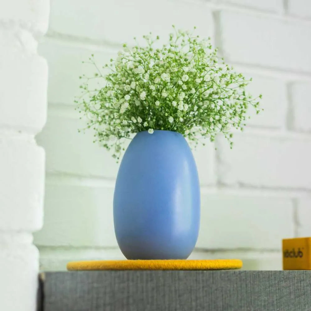 Oval Ceramic Table Vase