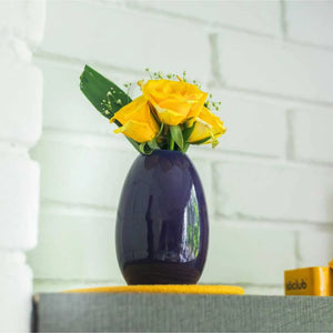 Oval Ceramic Table Vase