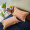 Peach pillow cover set of 2 
