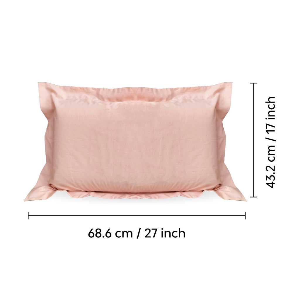 Pillow cover with measurement