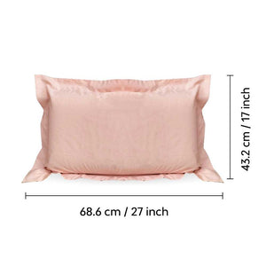 Pillow cover with measurement