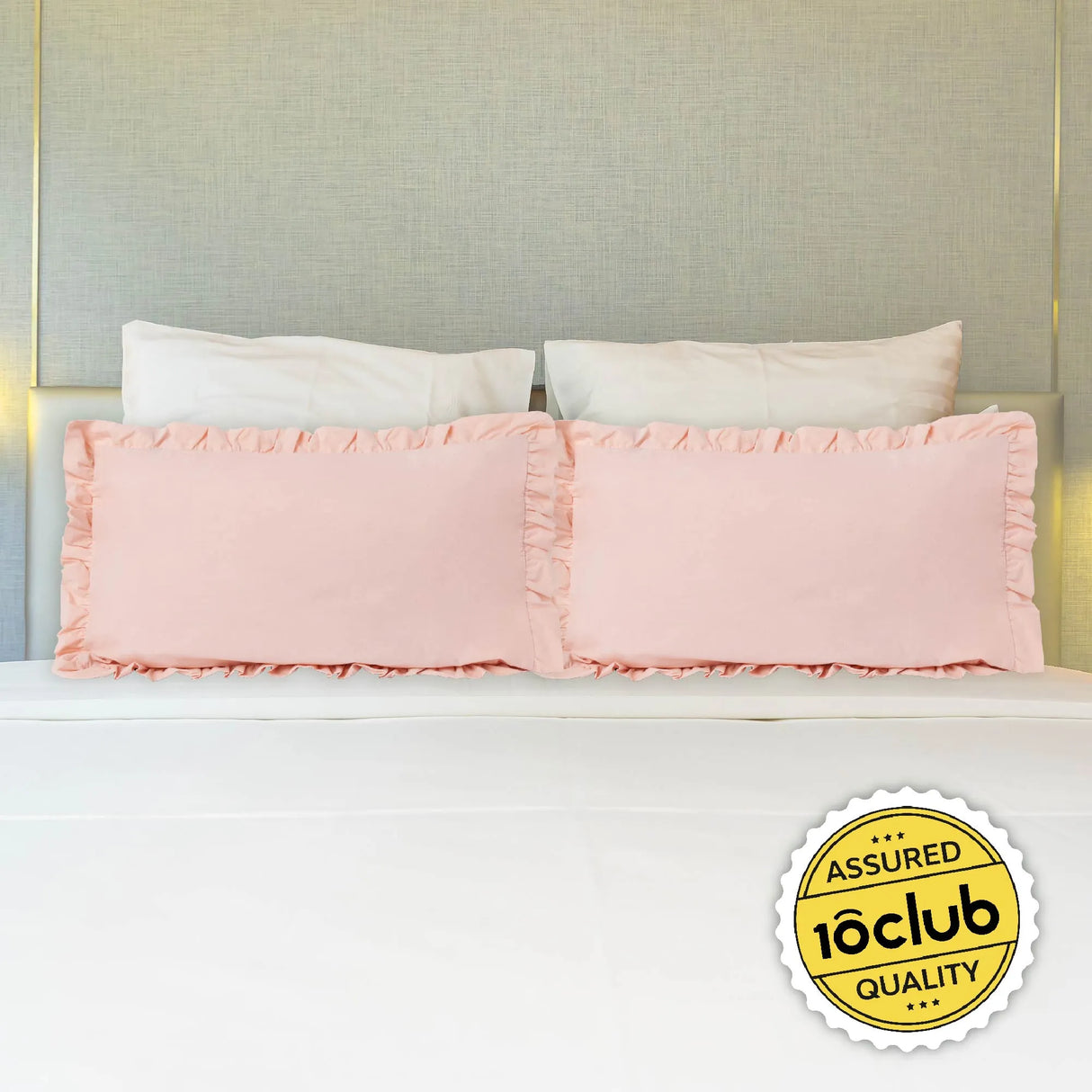 Frill 100% Cotton Bed Pillow Cover | Single