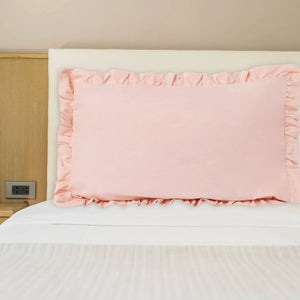 Frill 100% Cotton Bed Pillow Cover | Single