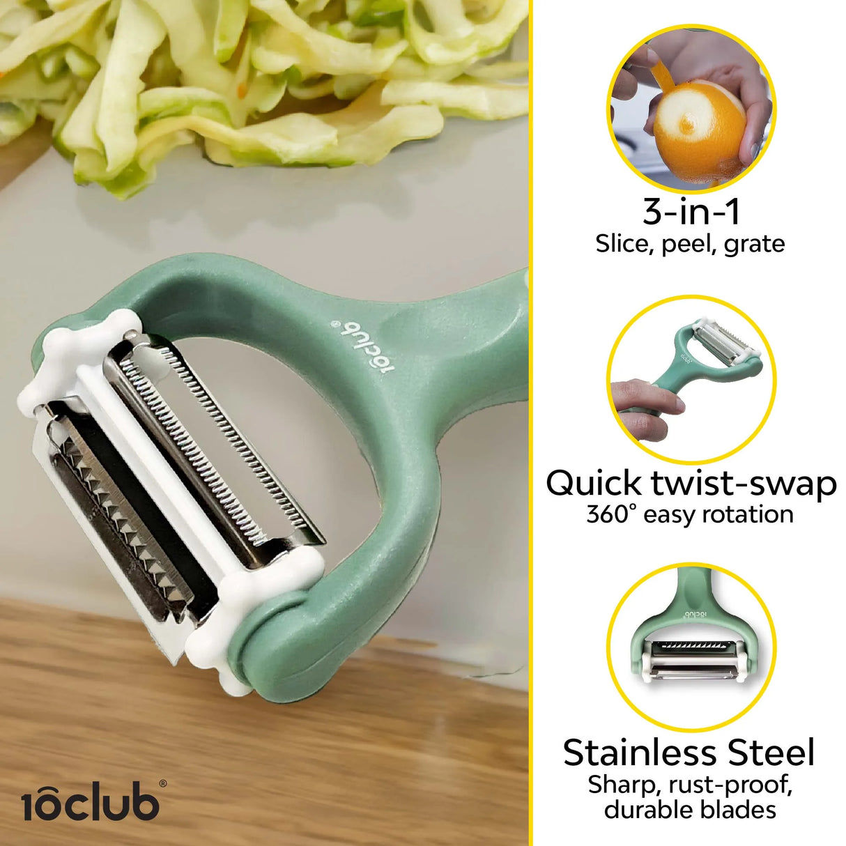 Multi-head Kitchen Peeler