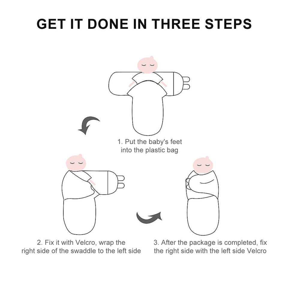 How to swaddle a baby steps