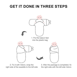 How to swaddle a baby steps