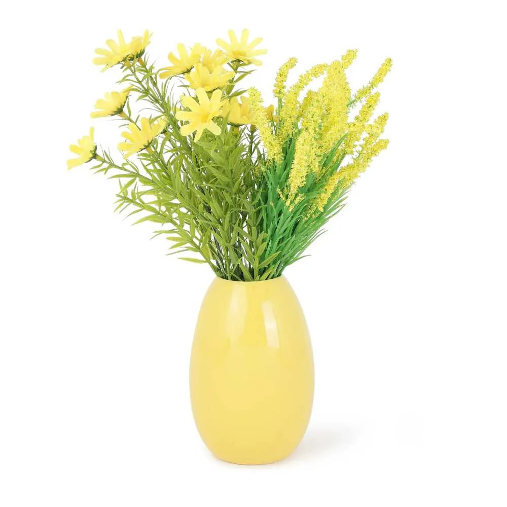 Oval Ceramic Table Vase