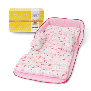 Pink Compact Baby Bed In A Bag Gift Box